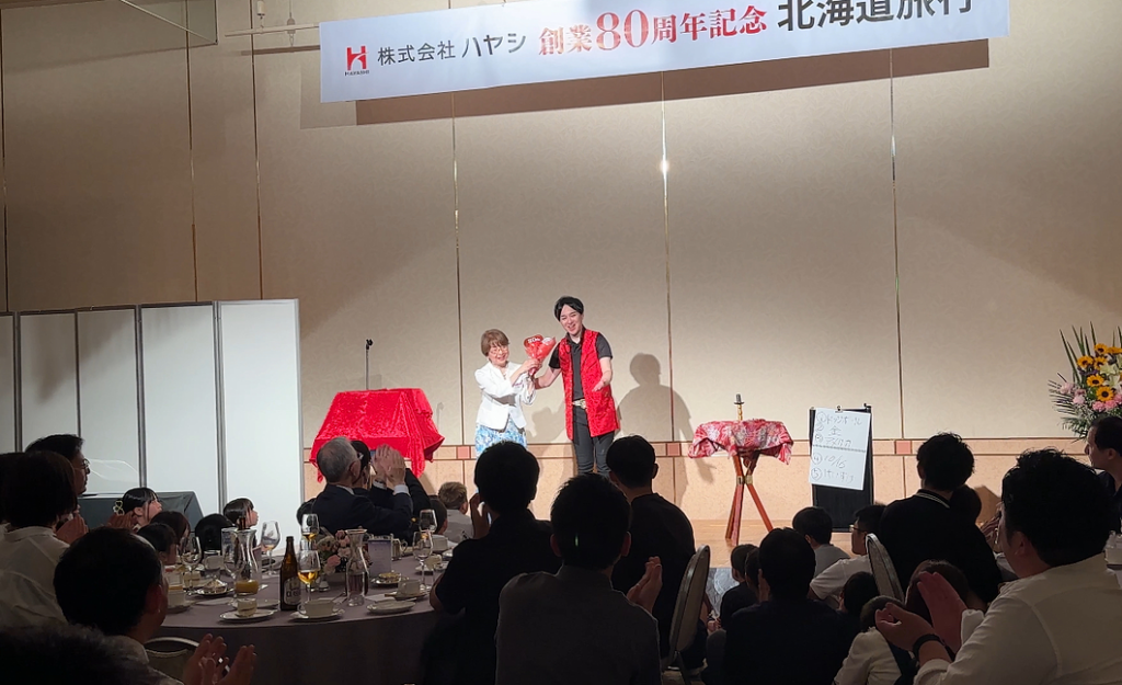 大阪のマジシャンＭＡＳＡが
北海道ルスツリゾートに出張マジック