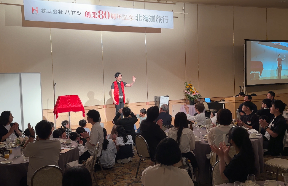 大阪のマジシャンＭＡＳＡが
北海道ルスツリゾートに出張マジック