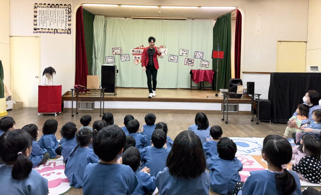 広島県 尾道市 因島西浦保育園でマジックショー|マジシャンMASA