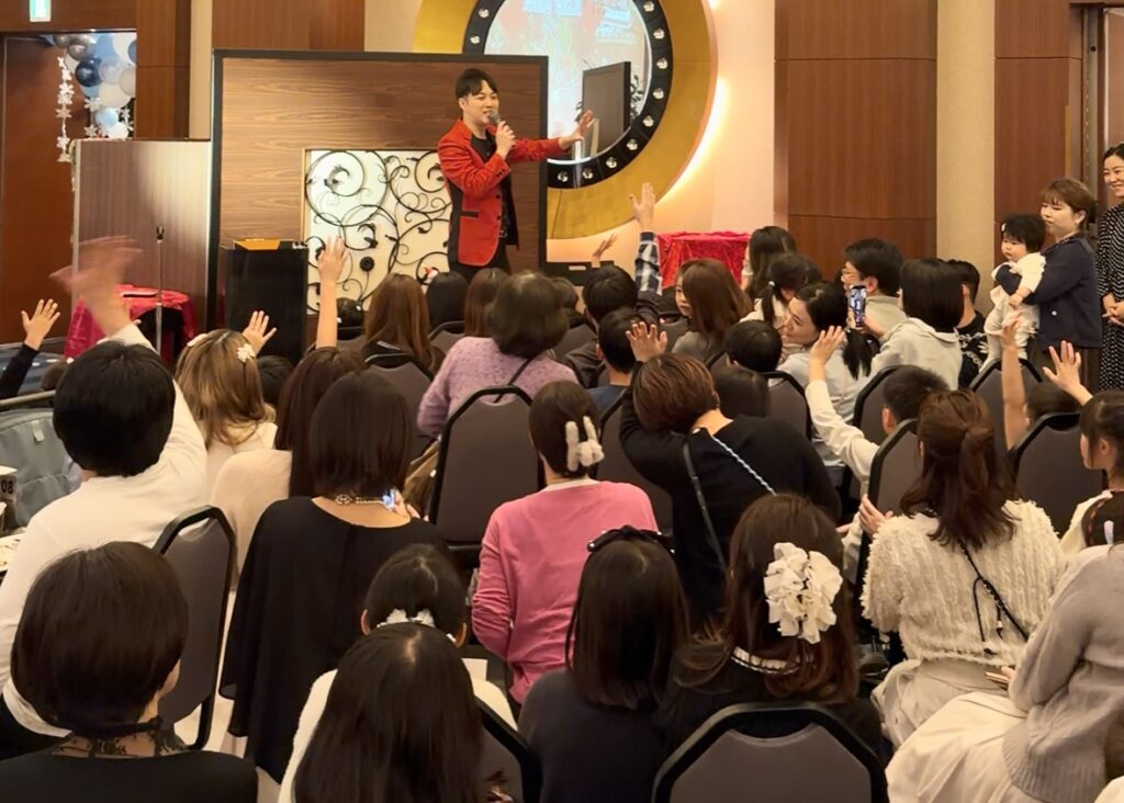 大阪のマジシャンMASAがエクシブ京都八瀬で開催されたマジカルディナーショーに出演