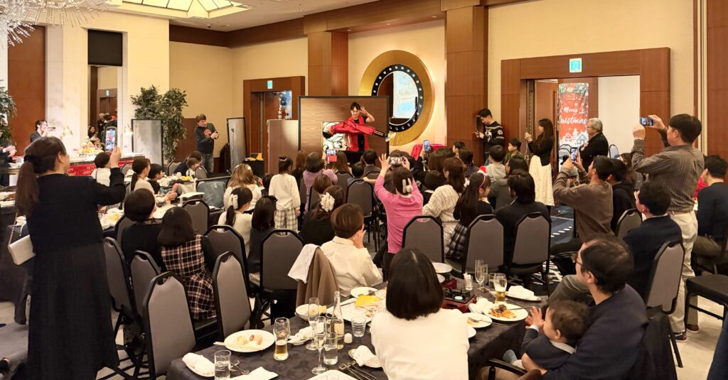 大阪のマジシャンMASAがエクシブ京都八瀬で開催されたマジカルディナーショーに出演