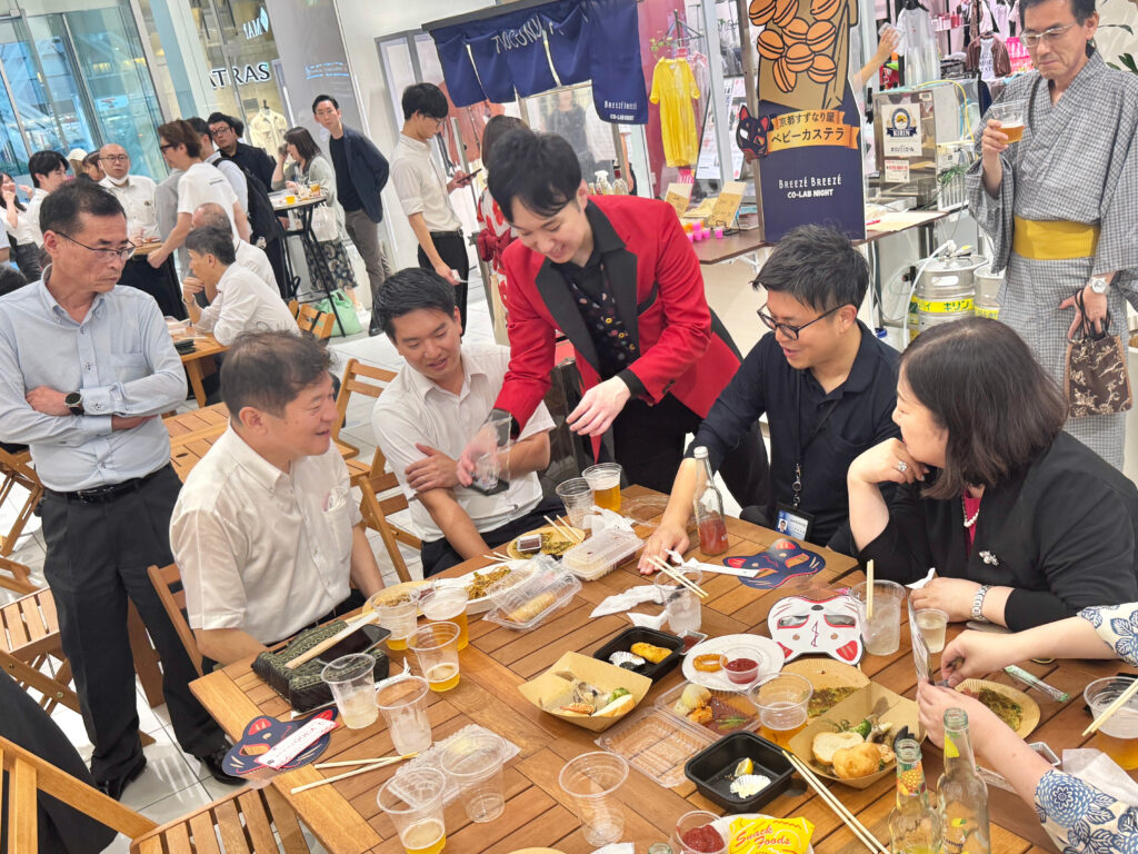 大阪ブリーゼブリーゼ夏祭りで出張マジック