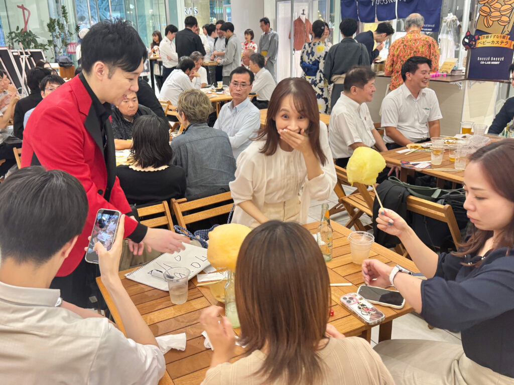 大阪ブリーゼブリーゼ夏祭りで出張マジック