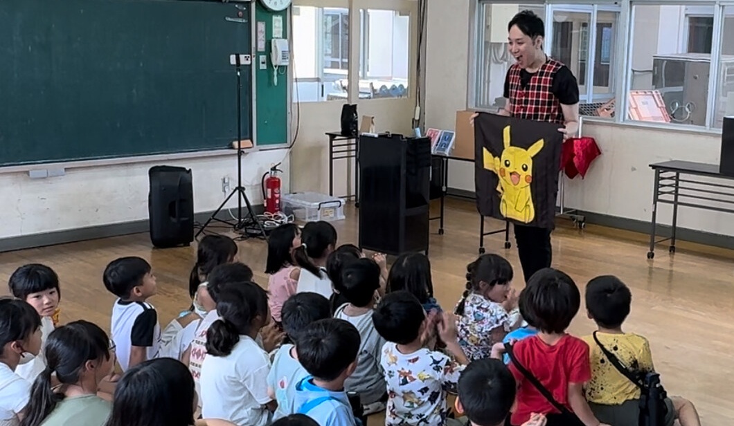 幼稚園出張イベント・保育園出張イベント・子供会出張イベントをマジシャンMASAが盛り上げます