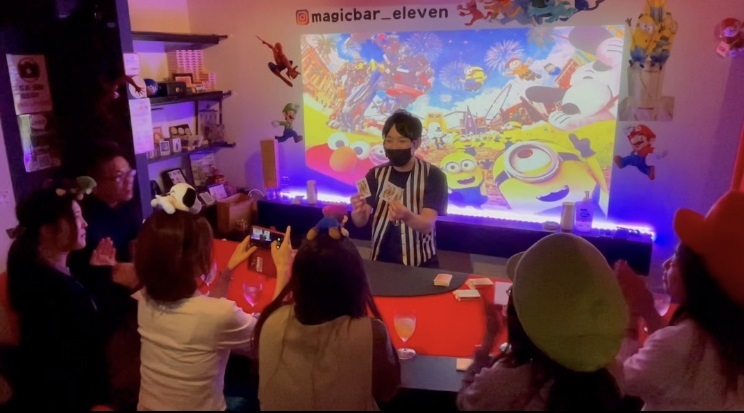 驚きのマジックの数々が見れる難波のバー　マジックバー　イレブン